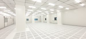 grande salle blanche construite par Rosin Entreprise