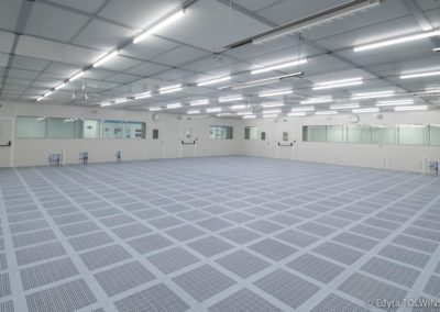 grande salle propre construite par Rosin Entreprise